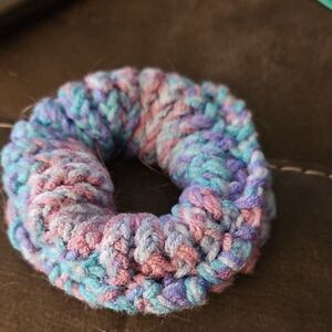 Colorful Knitted Hair Scrunchie